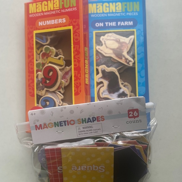 Multi Colored Magnetic Learning Toys Bundle Set - Picture 1 of 7